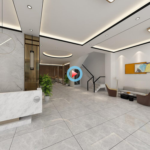 紹興2000平酒店裝修設計全景案例